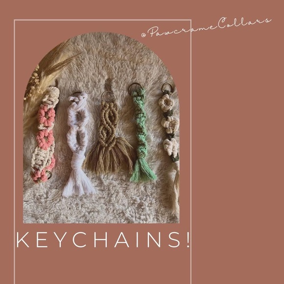 Macrame keychains - Picture 1 of 10